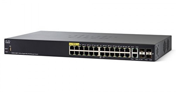 Cisco SG300 28 Port Gigabit POE Managed Switch SG300-28PP-K9